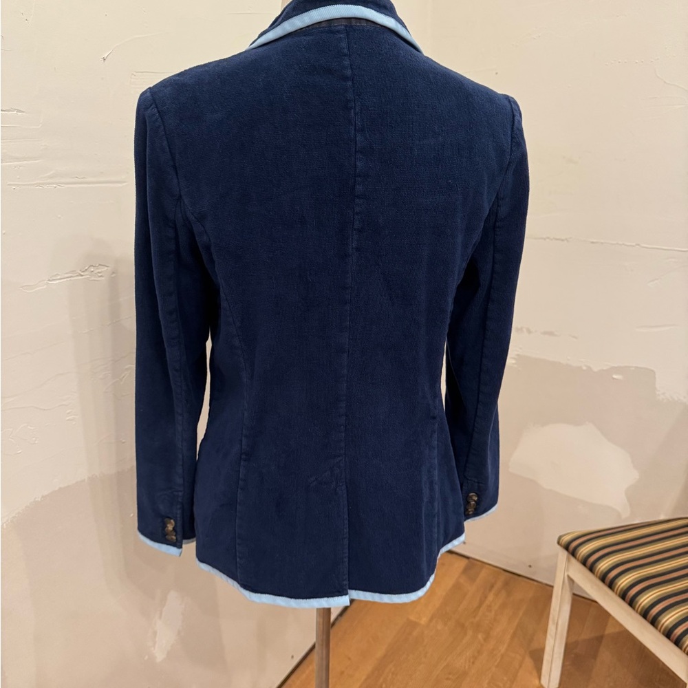 Darling Navy Blazer with Light Blue Accents - Picture 2 of 3